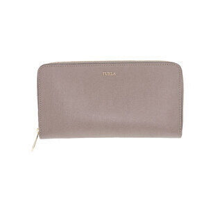 FURLA Zip Around Wallet Gray
